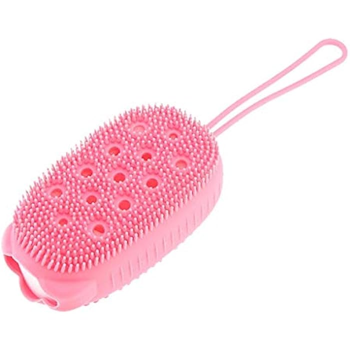 ABJI Bubble Bath Brush, Silicone Bath Body Brush,Ultra-Soft Scrubber for Shower Exfoliating, Body Brush for Unisex Good for Health Beauty (Multicolour) - Image 5